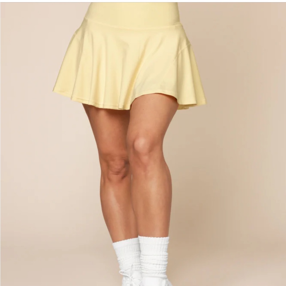 POPFLEX Twirl Skort - Buttercream yellow
